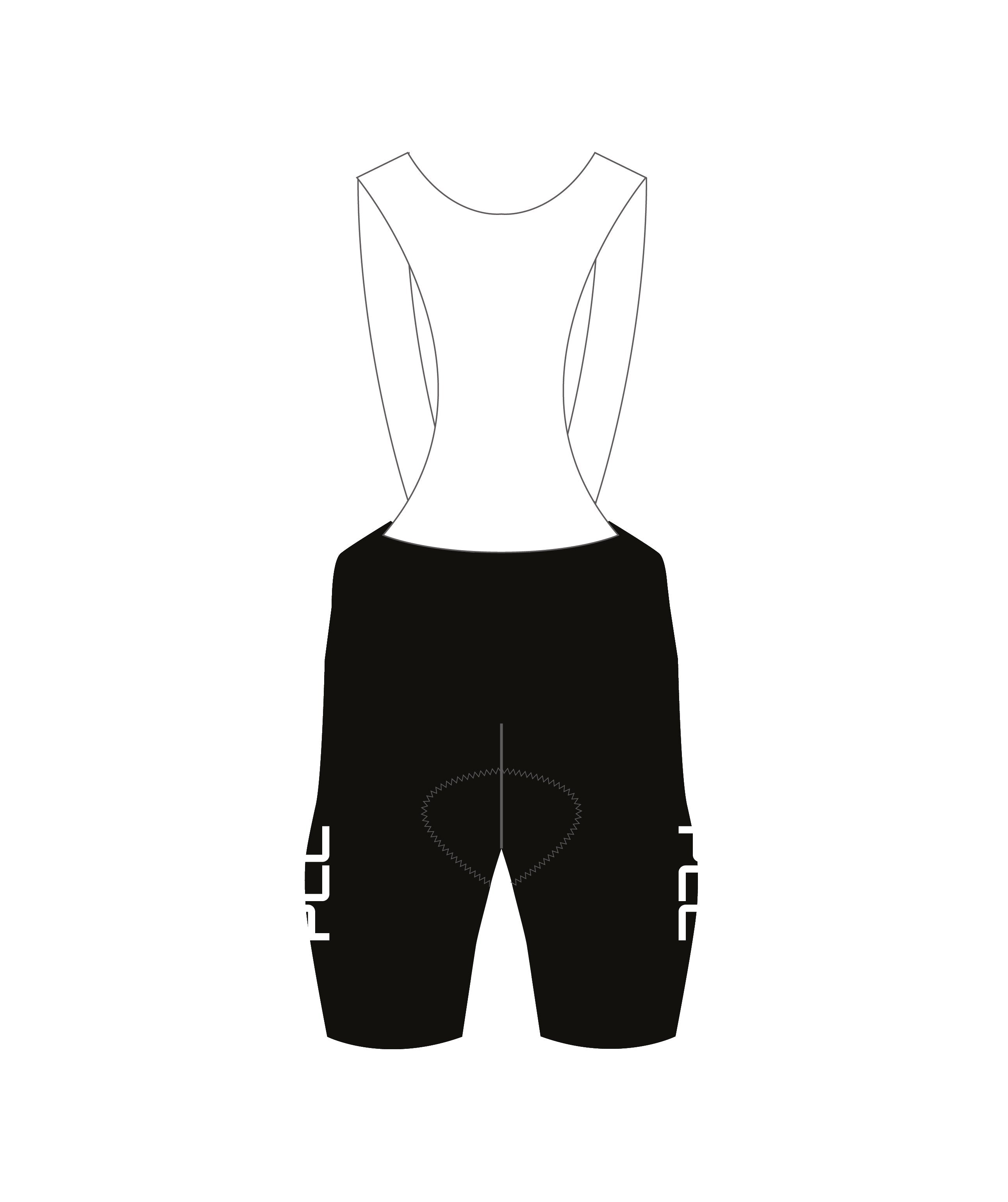 Cycling Bib-Short Black Femmes Edition