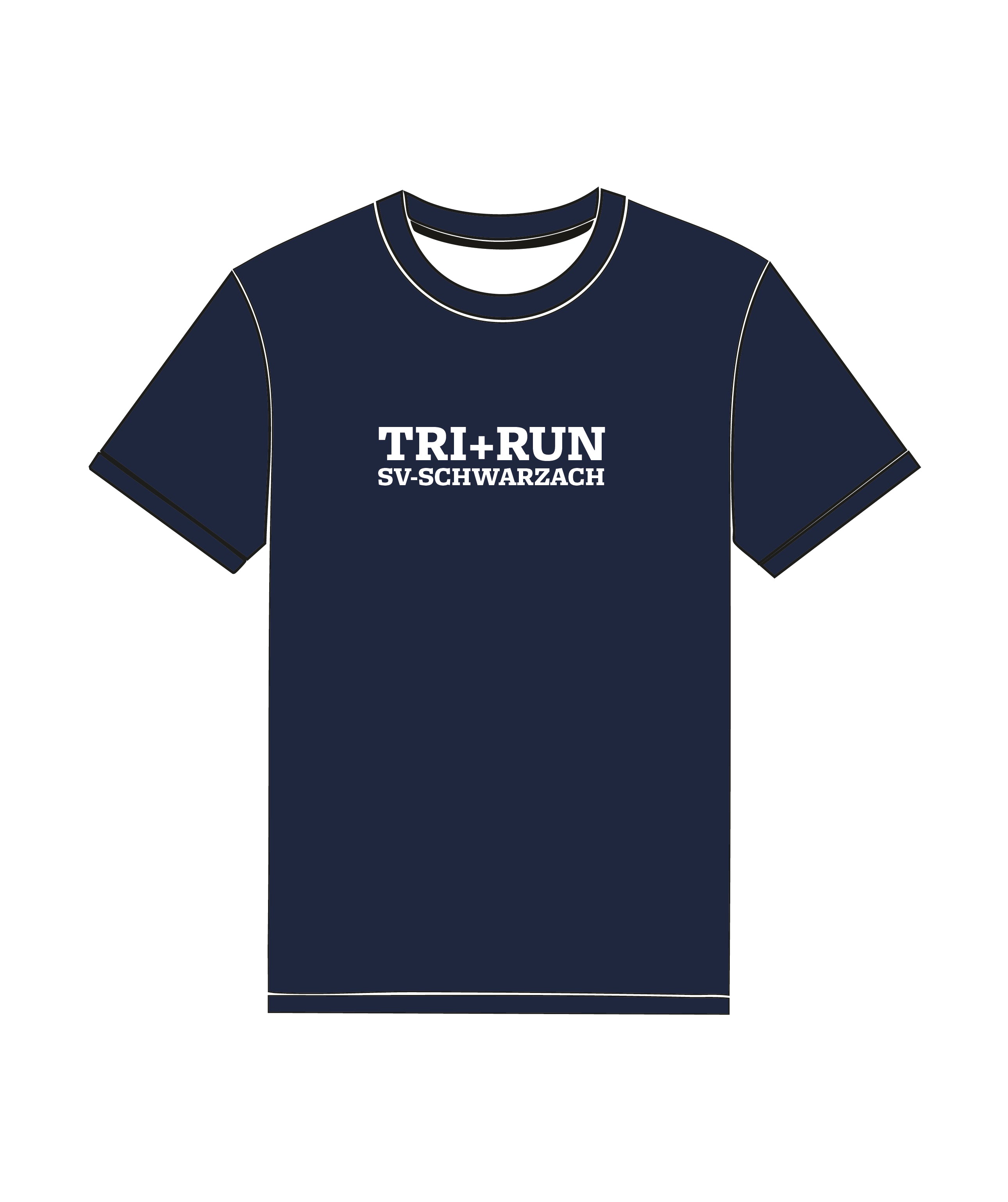 Baumwollshirt inkl. Front / Rückenlogo