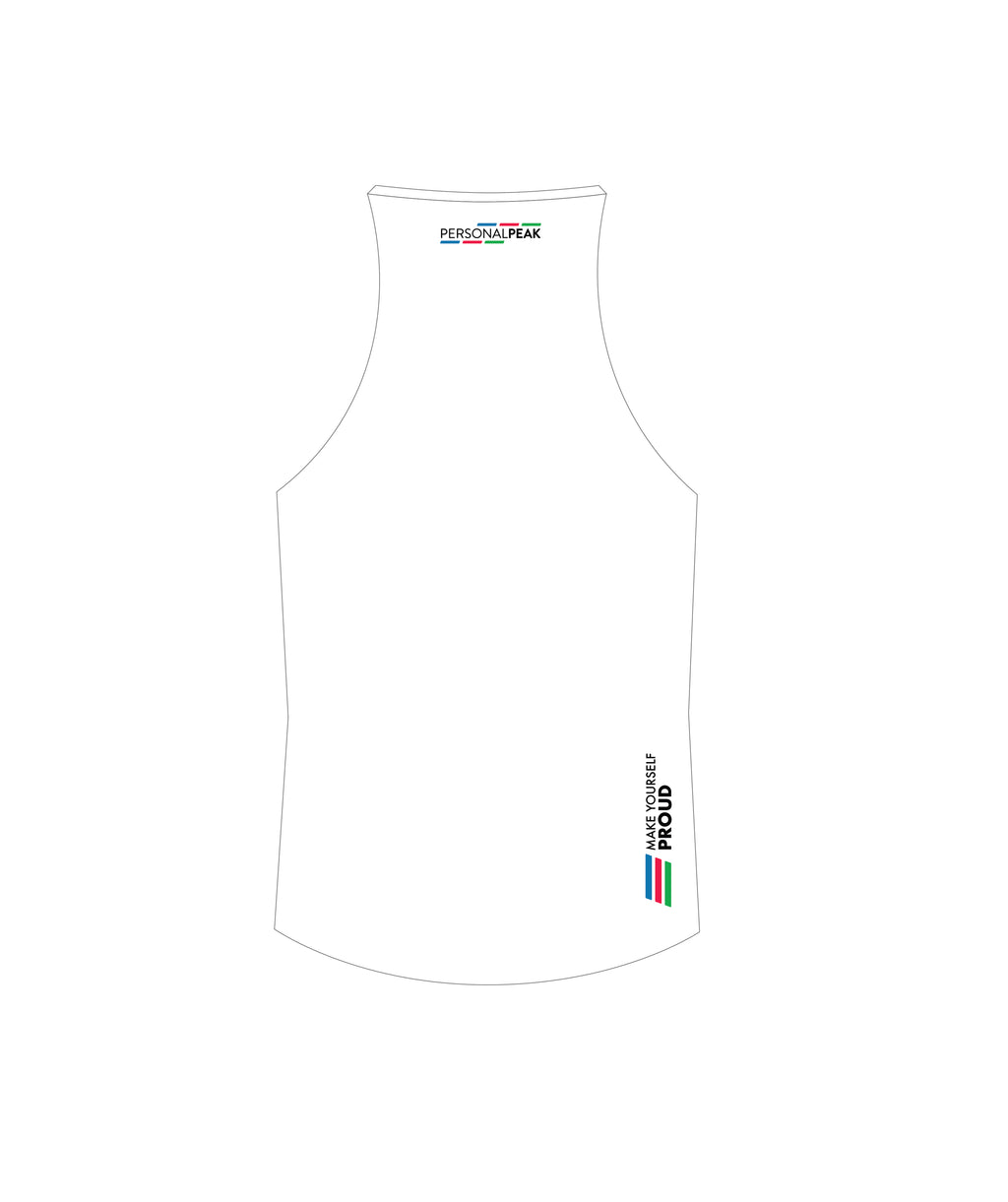 Lauf Singlet - Pro (weiß)