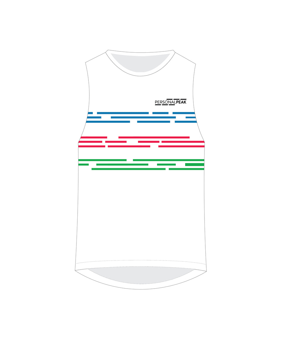 Lauf Singlet - Pro (weiß)