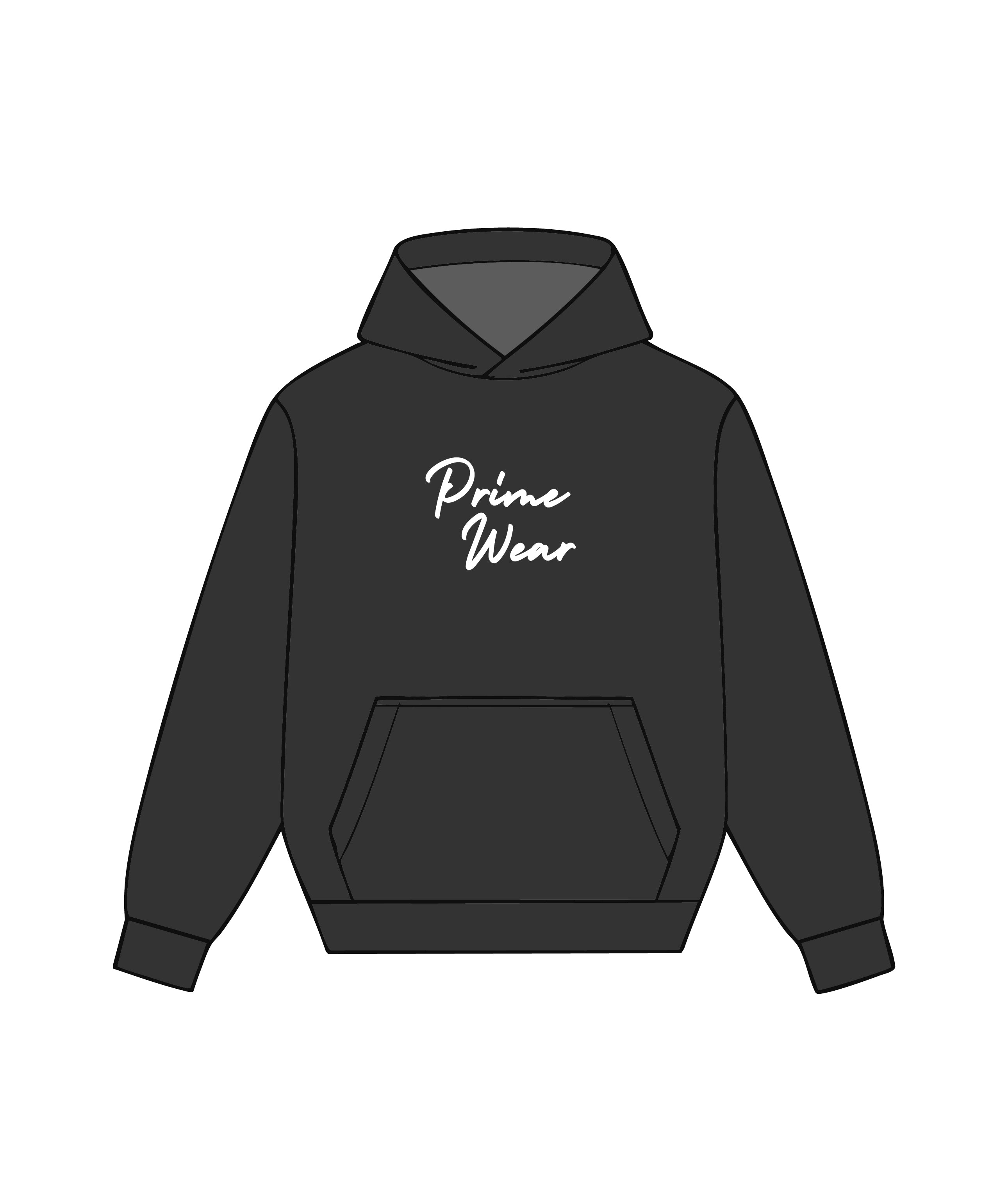 [Beispiel] Hoodie beige - 100% Baumwolle